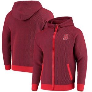 FOCO Boston Red Sox Knit Full Zip Hoodie